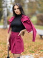 Burgundy dámske VSB LISA sako