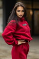 Burgunderrotes Sweatshirt VSB RUBY