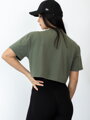 Damen Oversize Croptop VSB LILLY Olive