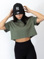 Damen Oversize Croptop VSB LILLY Olive