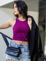 Stilvolles Crop-Top VSB LOLLY croptop lila