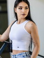 Damen VSB LOLLY Croptop in Weiß 