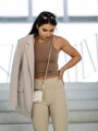Croptop VSB LOLLY braun