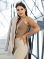 Croptop VSB LOLLY braun