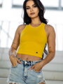 Sommer Crop-Top VSB LOLLY gelb