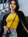 Sommer Crop-Top VSB LOLLY gelb