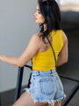 Sommer Crop-Top VSB LOLLY gelb