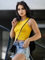 Sommer Crop-Top VSB LOLLY gelb