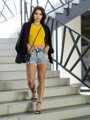 Sommer Crop-Top VSB LOLLY gelb
