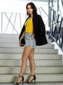Sommer Crop-Top VSB LOLLY gelb