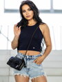 Crop-Top VSB LOLLY schwarz