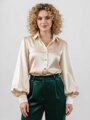 Damenbluse aus Satin VSB ELEGANT