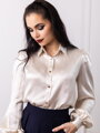 Damenbluse aus Satin VSB ELEGANT