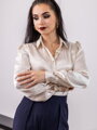 Damenbluse aus Satin VSB ELEGANT