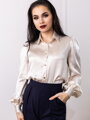 Damenbluse aus Satin VSB ELEGANT