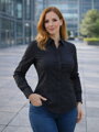 Schwarzes Damenhemd Slim-Fit VS-DK1727