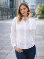Biała damska koszula Slim-Fit VS-DK1725