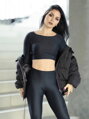 Schwarze Leggings VSB CLASSIC NEWSKIN 