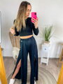 Damen Sommerhose VSB PALAZZO in Schwarz