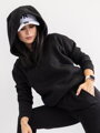 Čierna dámska zateplená mikina VSB BASIC