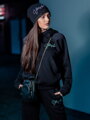Stilvolles Damen-Sweatshirt VSB SIDE schwarz