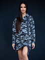 Sweatshirtkleid oder verlängertes Sweatshirt VSB ARMY SOPHII grau
