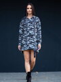 Sweatshirtkleid oder verlängertes Sweatshirt VSB ARMY SOPHII grau