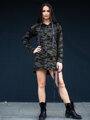 Sweatshirtkleid oder verlängertes Sweatshirt VSB ARMY SOPHII grün