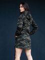 Sweatshirtkleid oder verlängertes Sweatshirt VSB ARMY SOPHII grün