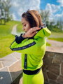Damen-Kapuzenpullover VSB neongrün