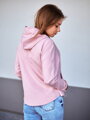 Damen Sweatshirt mit Kapuze VSB-SANDRA puder-rosa