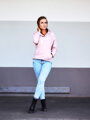 Damen Sweatshirt mit Kapuze VSB-SANDRA puder-rosa