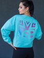 Sweatshirt VSB JELLY RAINBOW mentholfarbe