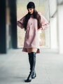 Langes Damen-Sweatshirt VSB WELLA rosa