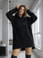 Damen-Oversize-Sweatshirt VSB WELLA schwarz