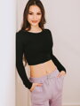 Croptop VSB AMI schwarz