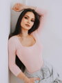 T-Shirt mit Ausschnitt HELA VS-DT1906 rosa
