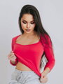 Damen T-Shirt HELA mit tiefem Ausschnitt VS-DT1906 rosa 