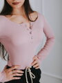 Damen T-Shirt VSB Figurformendes rosa