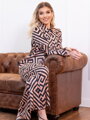 Damen Sommerhose VSB ADELE gold-schwarz
