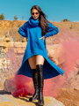Damenponcho VSB_collection LONG blau