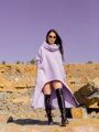 Damenponcho VSB_collection LONG lila