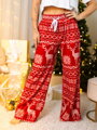 Weihnachts-VSB-Damenpyjama rot