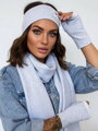  VSB Set Schal + Stirnband+ Handschuhe grau