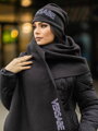 Damen VSB NELA Set Schal + Mütze schwarz