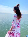 Geblümtes Sommerkleid für Damen