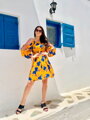 VERSABE Sommerkleid für Damen VS-SA 1908 Oversize mit Blumenmuster