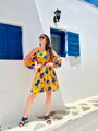 VERSABE Sommerkleid für Damen VS-SA 1908 Oversize mit Blumenmuster