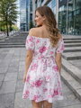 VERSABE Damen Sommerkleid VS-SA 1859 rosa Blume