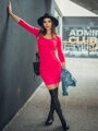 Wickelkleid für Damen VSB HELA rosa